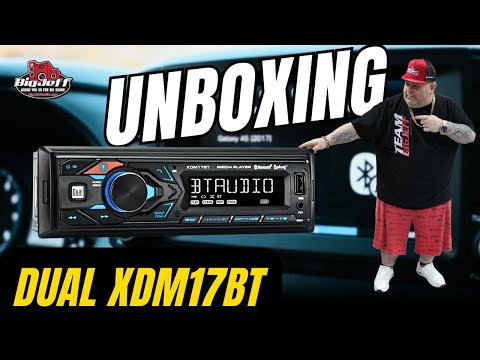 Single Din Bluetooth / USB / AUX / LCD Display Mechless Blue Backlit Stereo