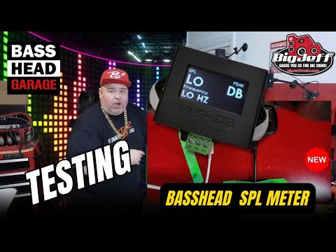 Basshead Garage 9-18v Bass Decibel / SPL Meter with 1.3
