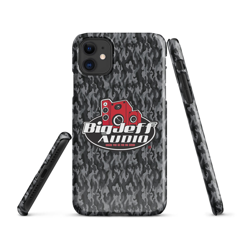 Official Big Jeff Audio Glossy/Matte Camo iPhone Case