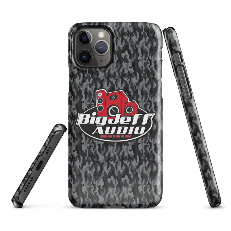 Official Big Jeff Audio Glossy/Matte Camo iPhone Case
