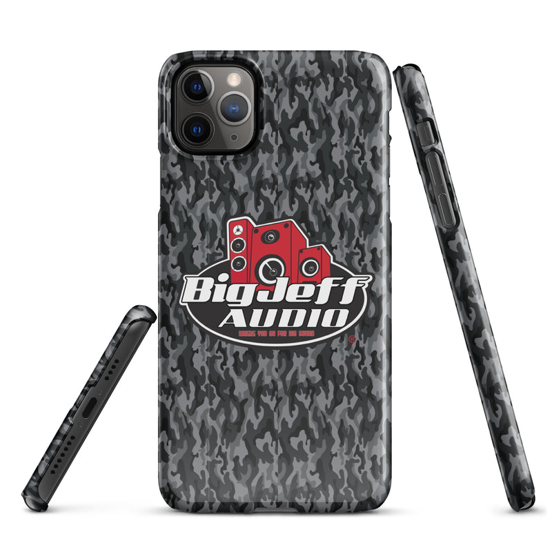 Official Big Jeff Audio Glossy/Matte Camo iPhone Case