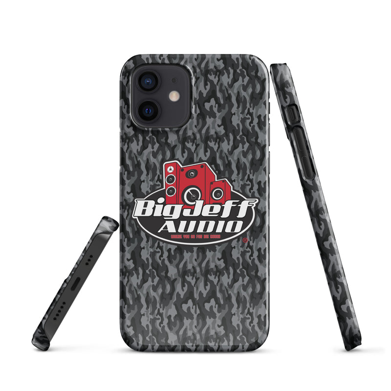 Official Big Jeff Audio Glossy/Matte Camo iPhone Case