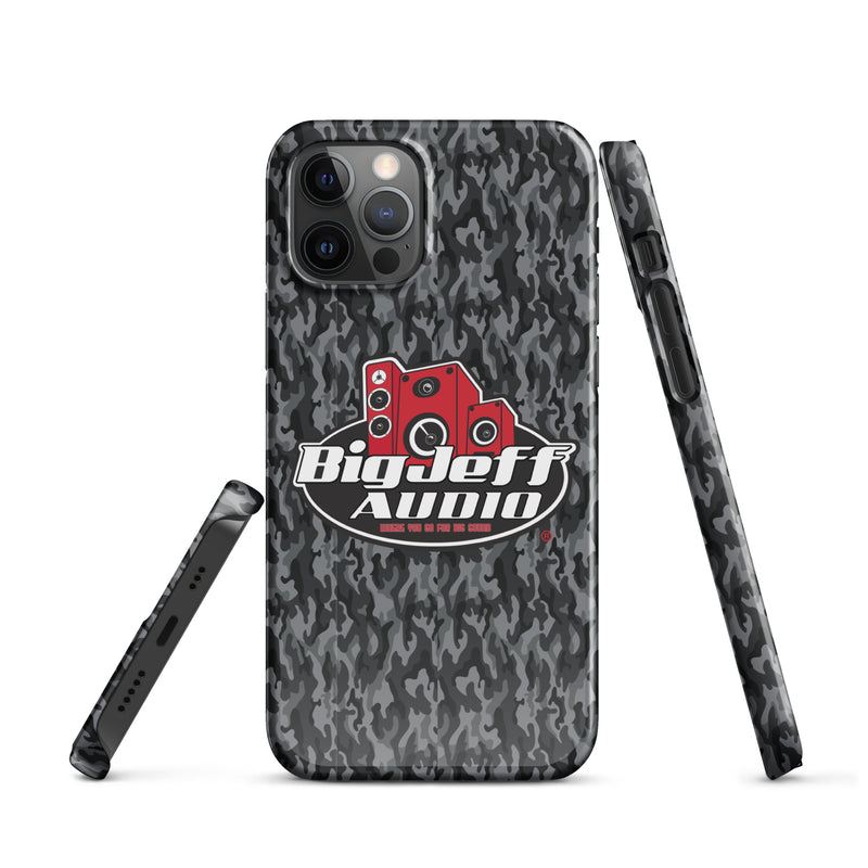 Official Big Jeff Audio Glossy/Matte Camo iPhone Case
