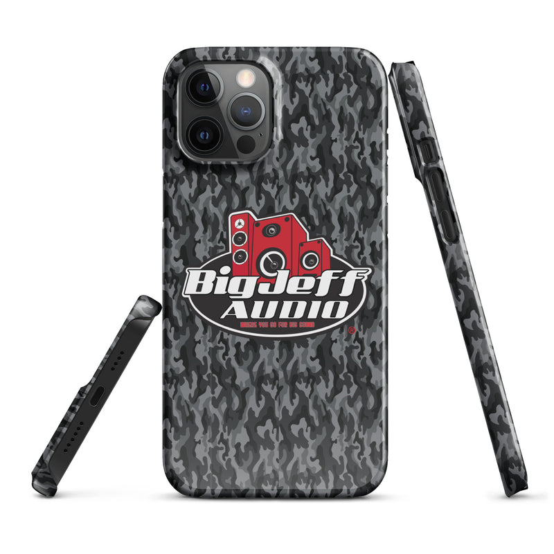 Official Big Jeff Audio Glossy/Matte Camo iPhone Case