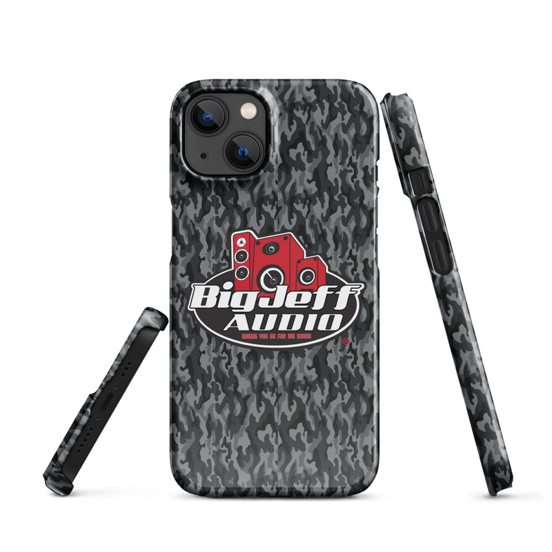 Official Big Jeff Audio Glossy/Matte Camo iPhone Case