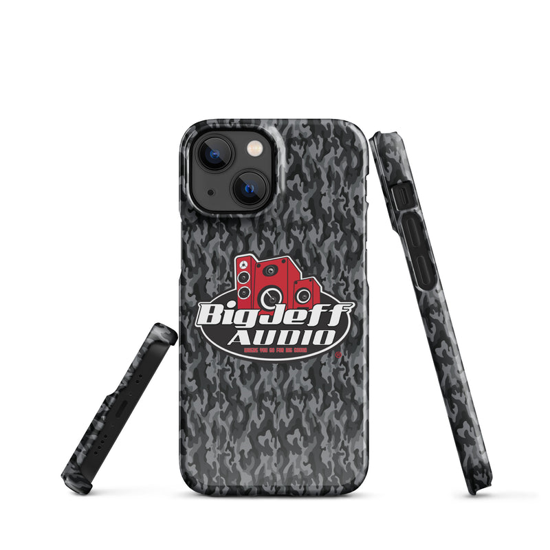 Official Big Jeff Audio Glossy/Matte Camo iPhone Case