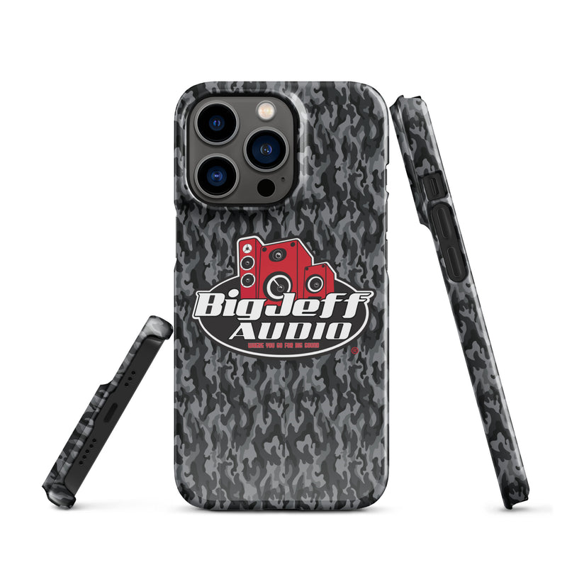 Official Big Jeff Audio Glossy/Matte Camo iPhone Case