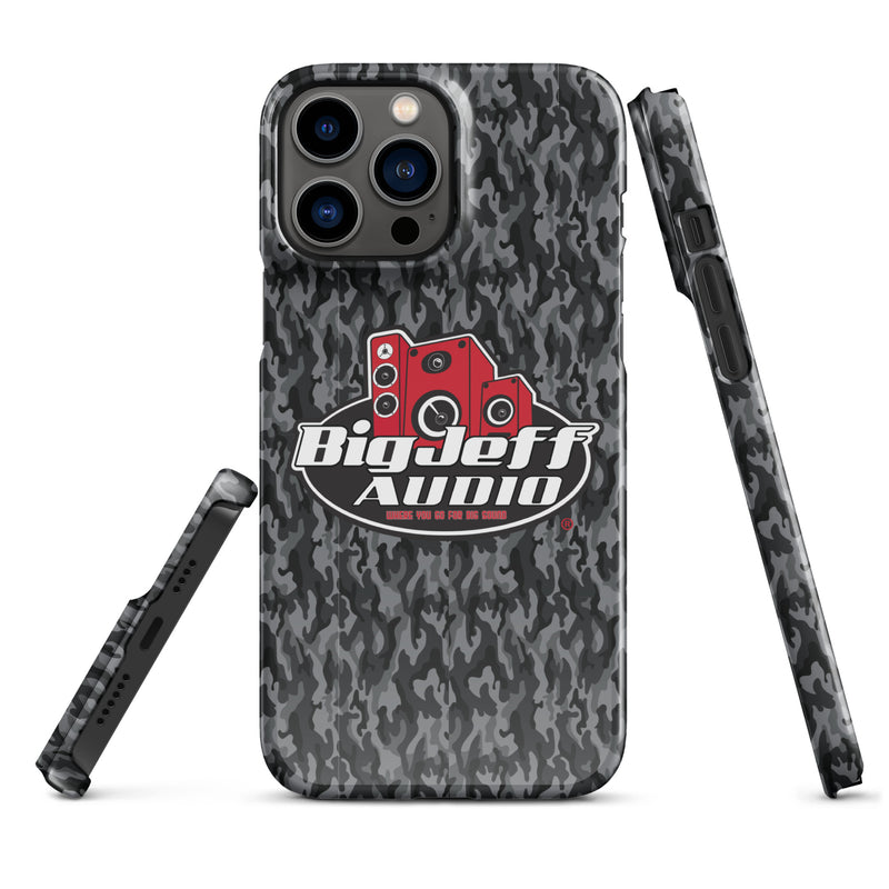Official Big Jeff Audio Glossy/Matte Camo iPhone Case