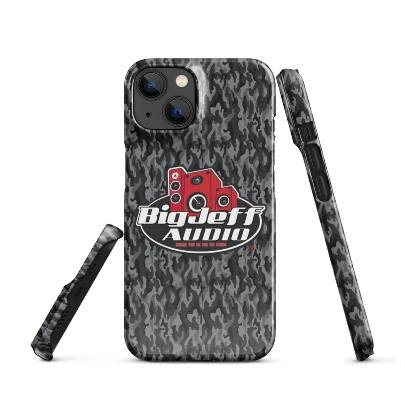 Official Big Jeff Audio Glossy/Matte Camo iPhone Case
