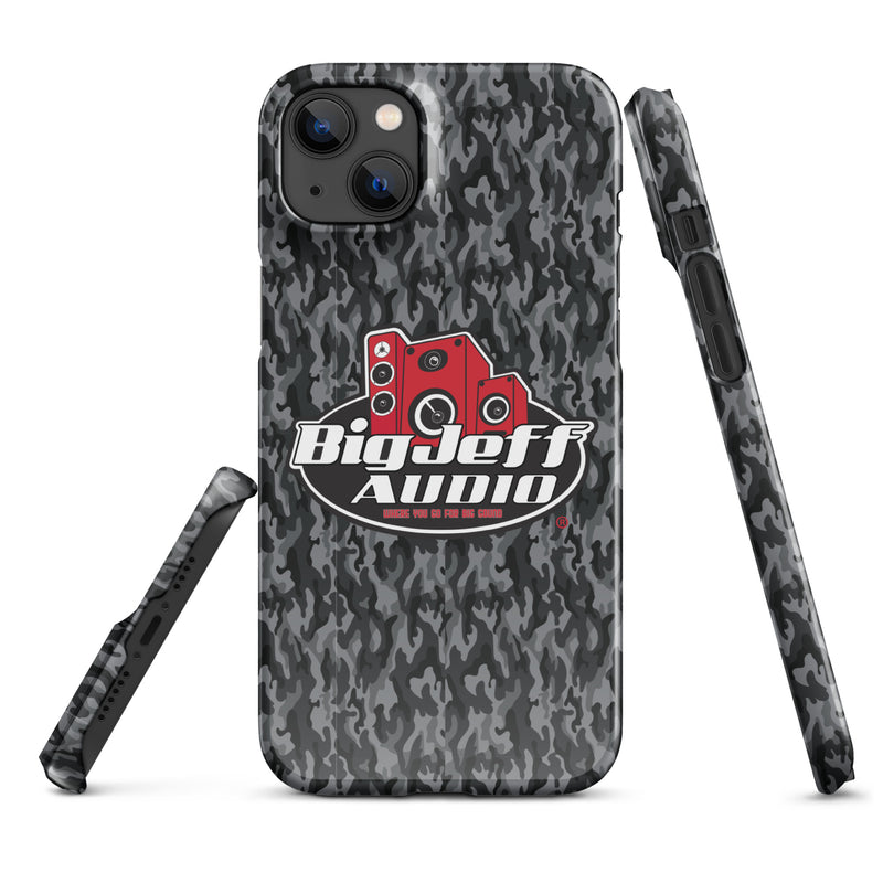 Official Big Jeff Audio Glossy/Matte Camo iPhone Case
