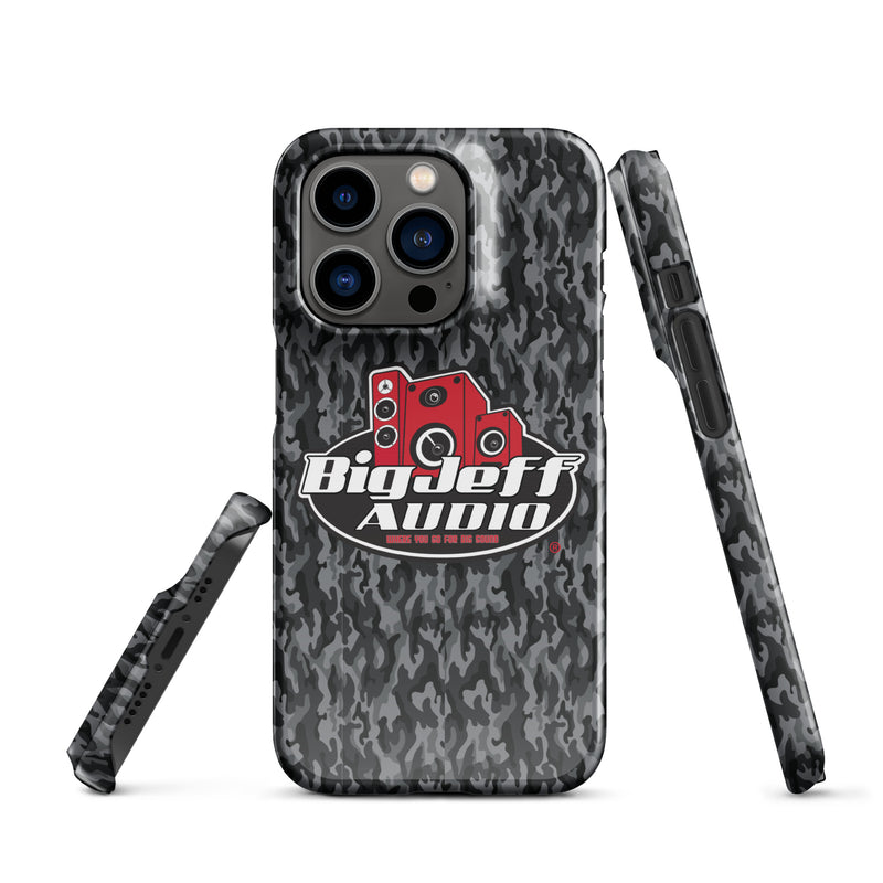 Official Big Jeff Audio Glossy/Matte Camo iPhone Case