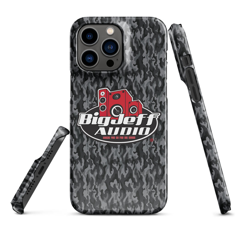 Official Big Jeff Audio Glossy/Matte Camo iPhone Case