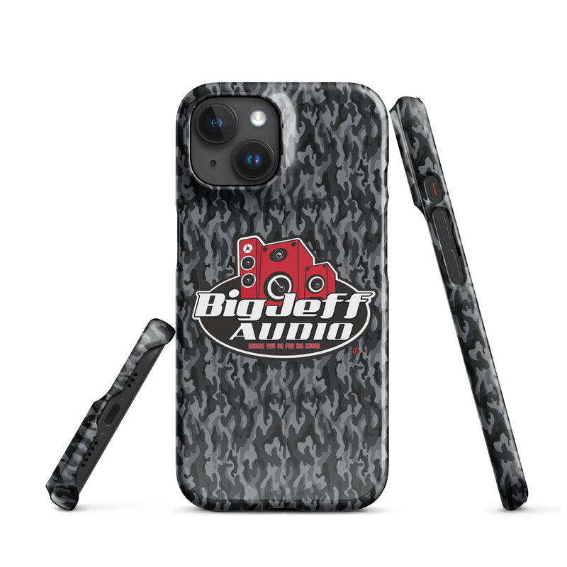 Official Big Jeff Audio Glossy/Matte Camo iPhone Case