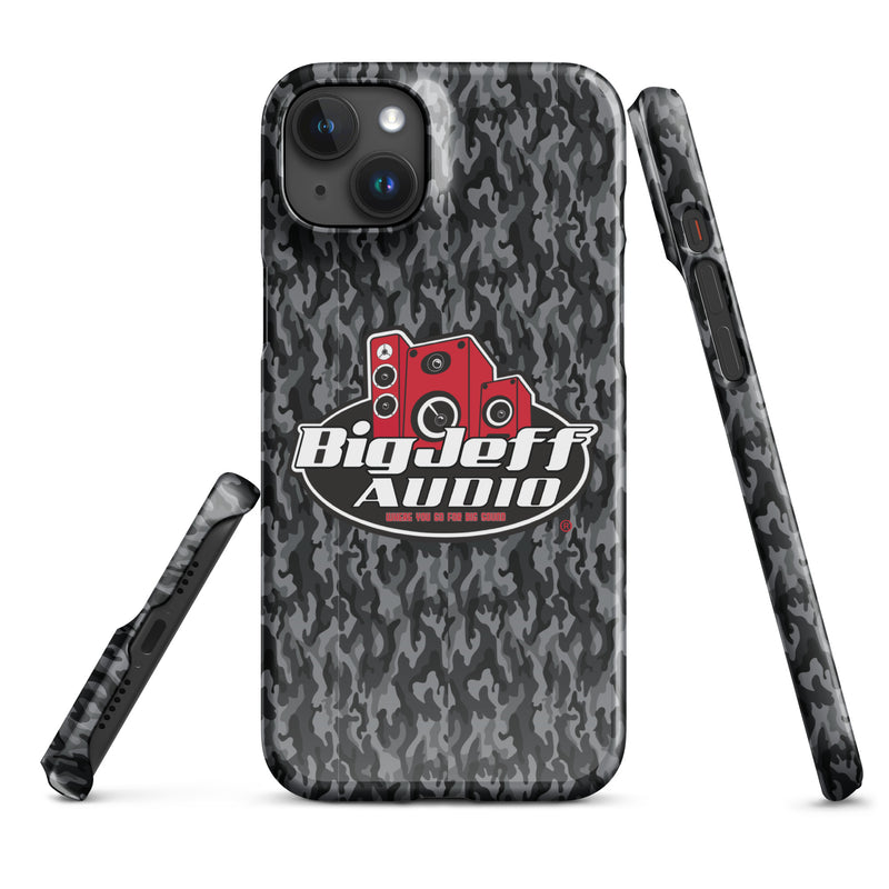 Official Big Jeff Audio Glossy/Matte Camo iPhone Case