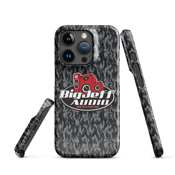 Official Big Jeff Audio Glossy/Matte Camo iPhone Case