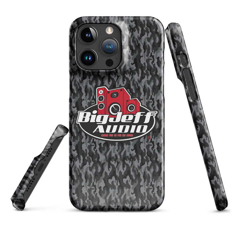 Official Big Jeff Audio Glossy/Matte Camo iPhone Case