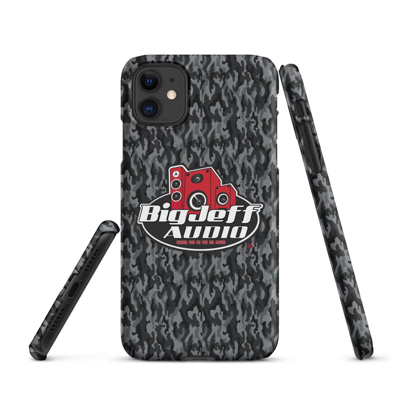 Official Big Jeff Audio Glossy/Matte Camo iPhone Case