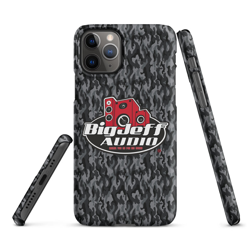 Official Big Jeff Audio Glossy/Matte Camo iPhone Case