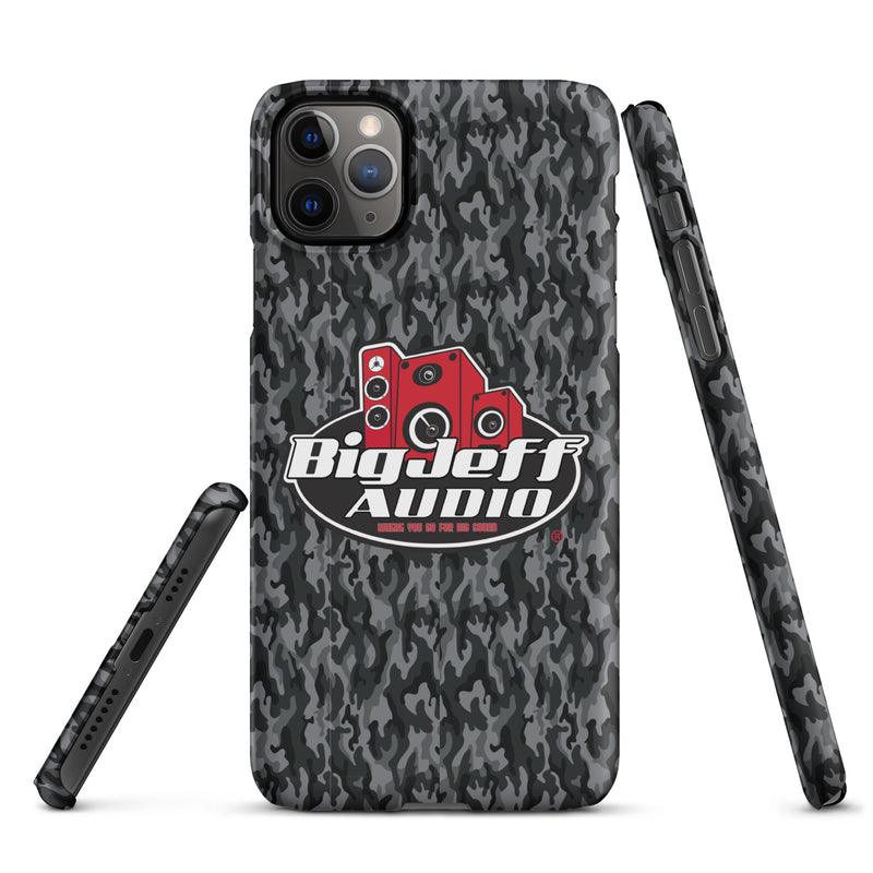 Official Big Jeff Audio Glossy/Matte Camo iPhone Case