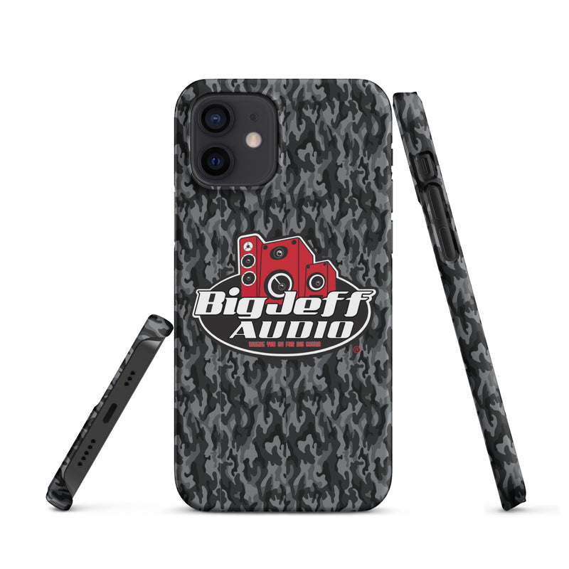 Official Big Jeff Audio Glossy/Matte Camo iPhone Case