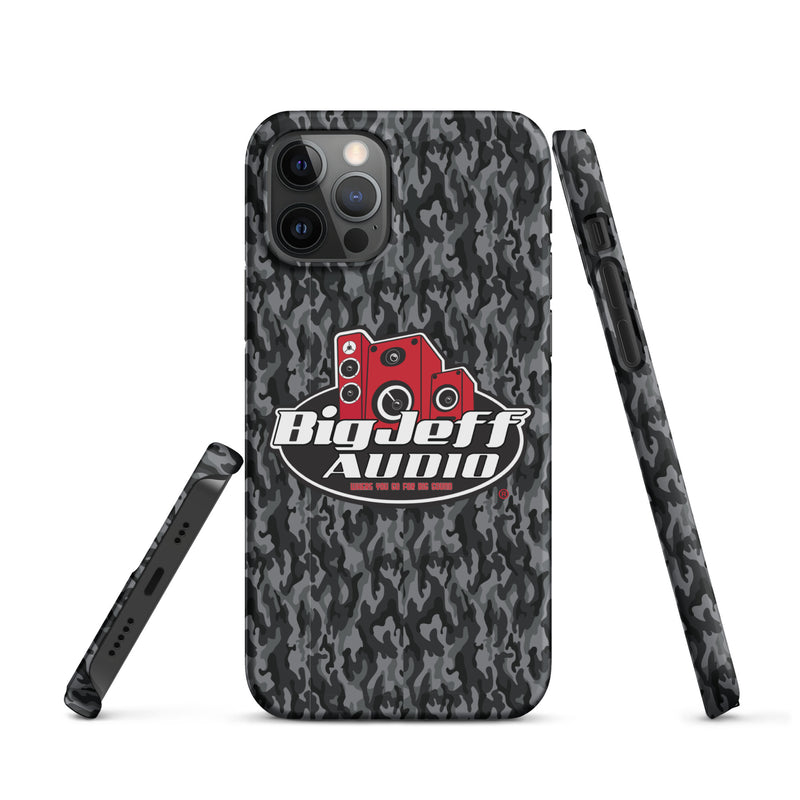Official Big Jeff Audio Glossy/Matte Camo iPhone Case