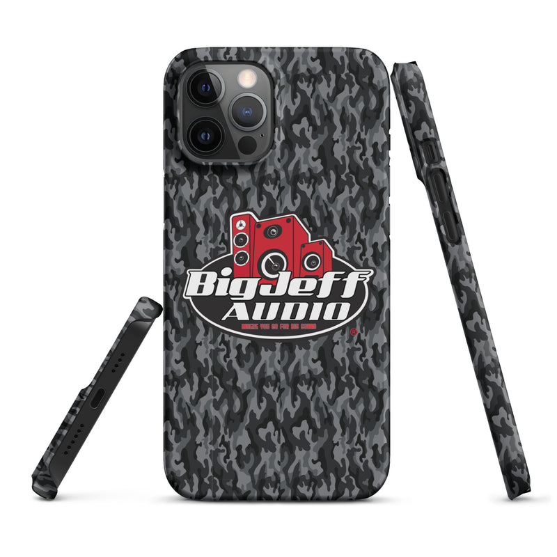 Official Big Jeff Audio Glossy/Matte Camo iPhone Case
