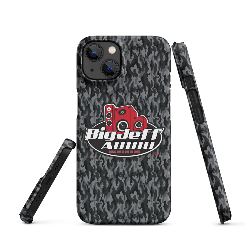 Official Big Jeff Audio Glossy/Matte Camo iPhone Case