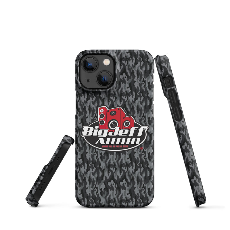 Official Big Jeff Audio Glossy/Matte Camo iPhone Case