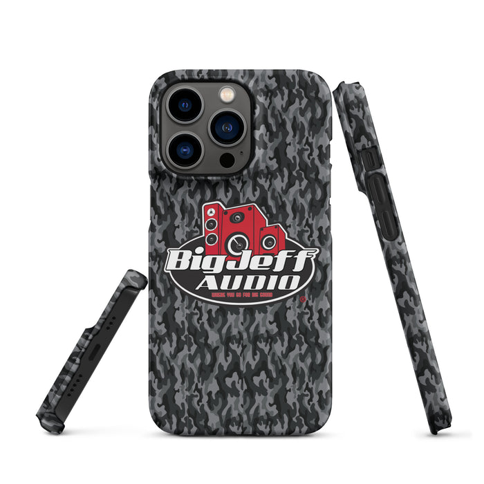 Official Big Jeff Audio Glossy/Matte Camo iPhone Case