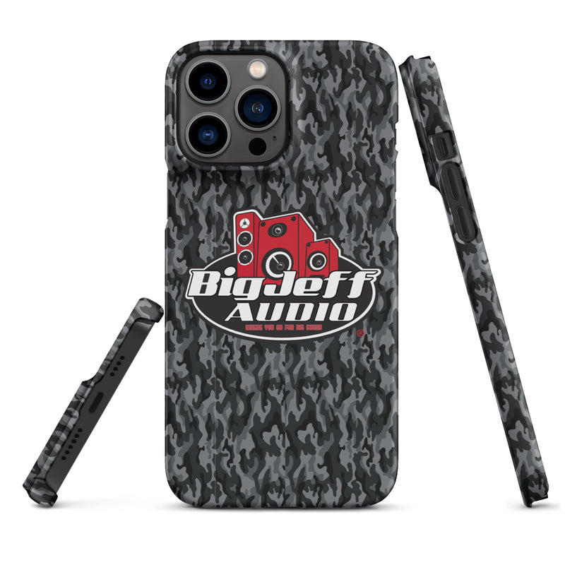 Official Big Jeff Audio Glossy/Matte Camo iPhone Case