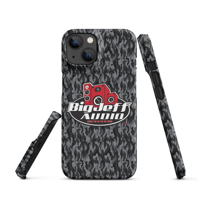 Official Big Jeff Audio Glossy/Matte Camo iPhone Case