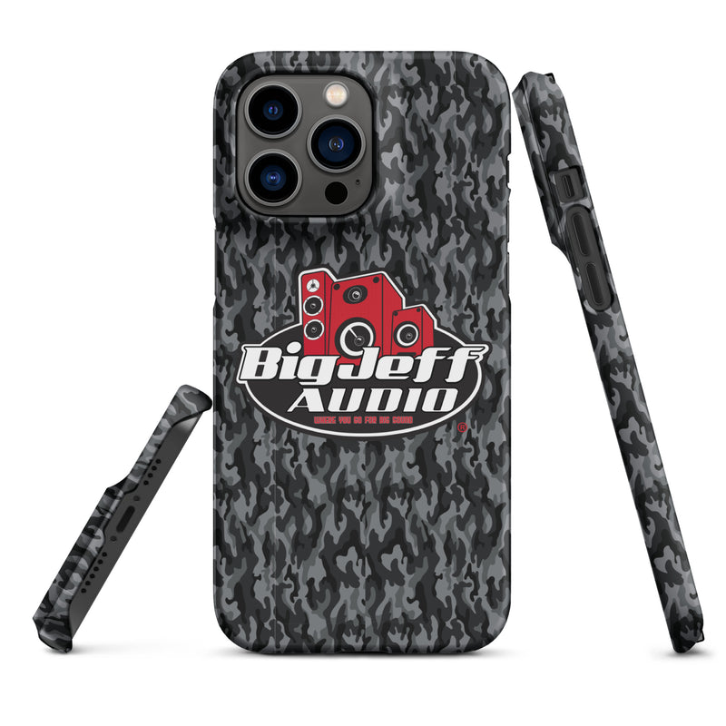Official Big Jeff Audio Glossy/Matte Camo iPhone Case