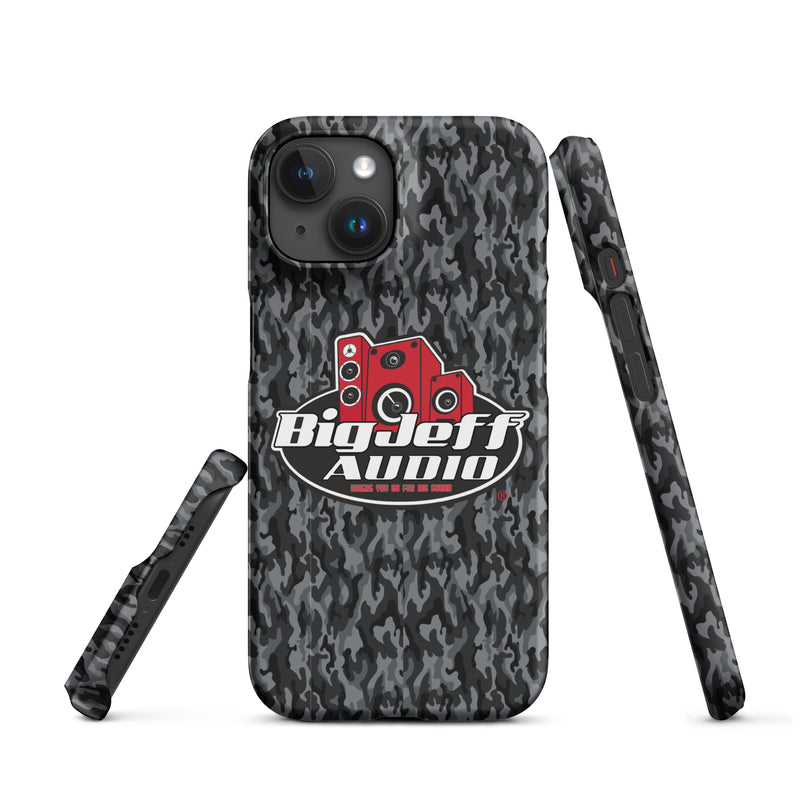 Official Big Jeff Audio Glossy/Matte Camo iPhone Case