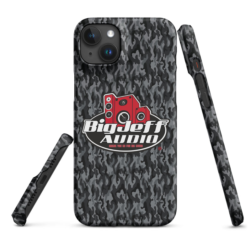 Official Big Jeff Audio Glossy/Matte Camo iPhone Case
