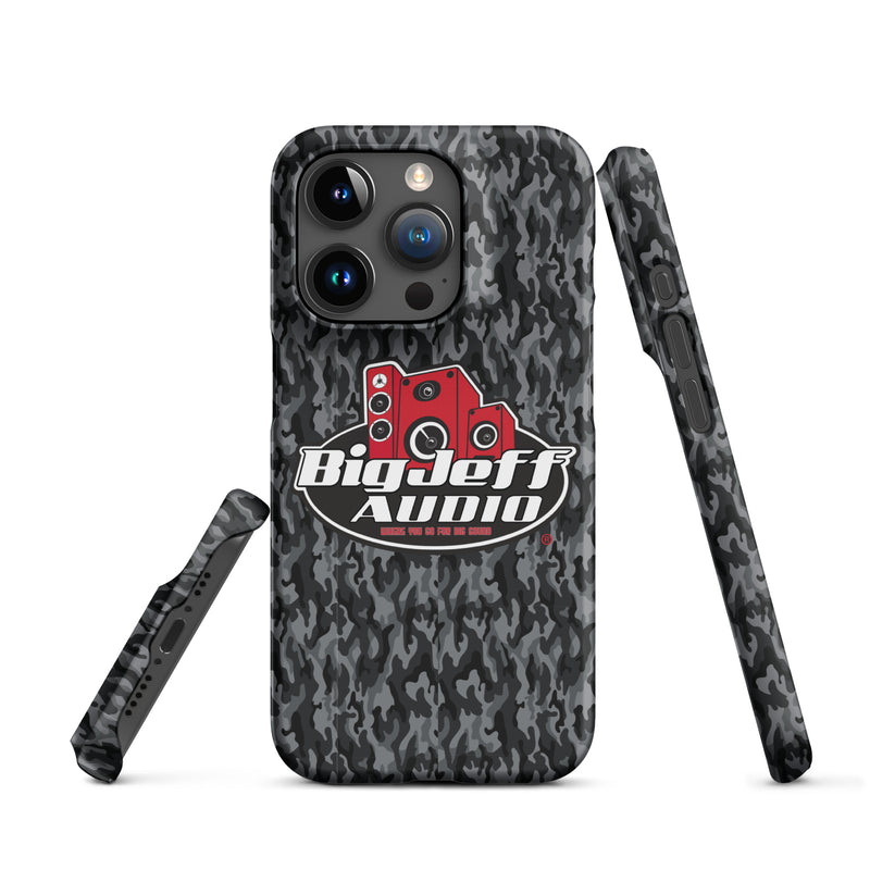 Official Big Jeff Audio Glossy/Matte Camo iPhone Case
