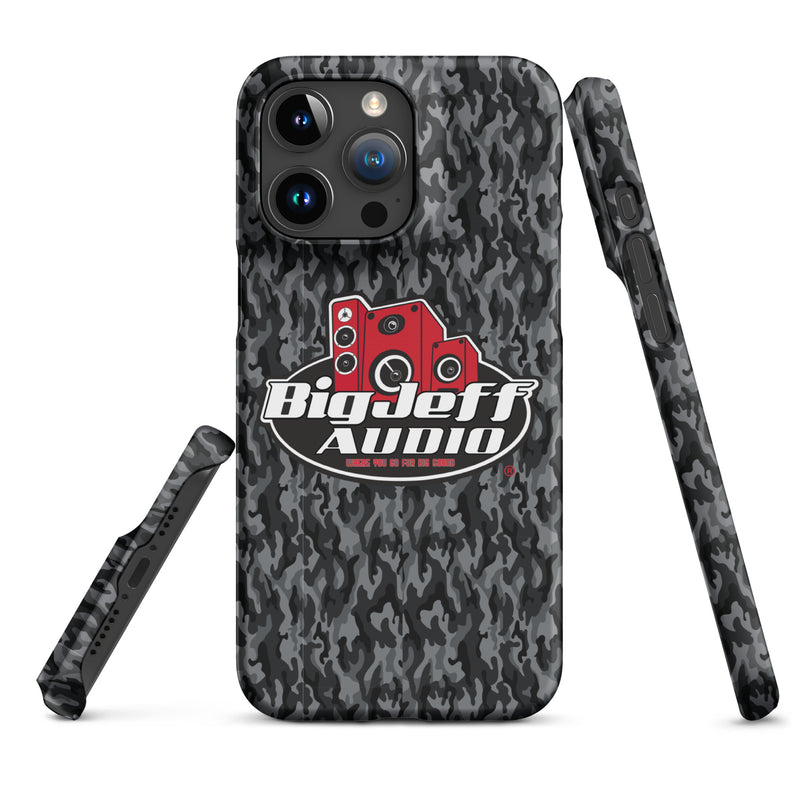 Official Big Jeff Audio Glossy/Matte Camo iPhone Case
