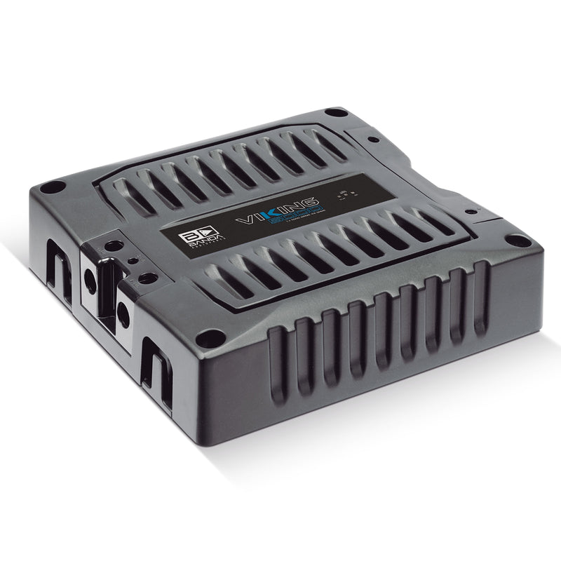 Top view of VIKING-5002 car audio amplifier – high-performance, clean design, available at Big Jeff Audio.
