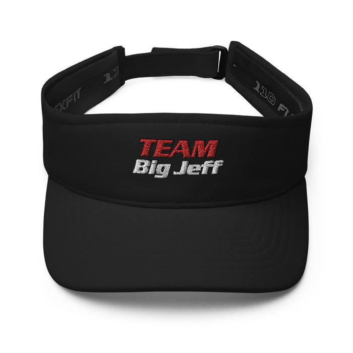 Official Team Big Jeff Audio Visor Hat With Team Big Jeff Embroidered Logo