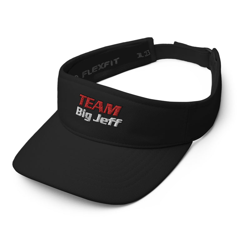 Official Team Big Jeff Audio Visor Hat With Team Big Jeff Embroidered Logo