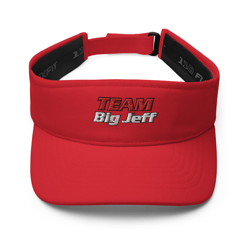 Official Team Big Jeff Audio Visor Hat With Team Big Jeff Embroidered Logo