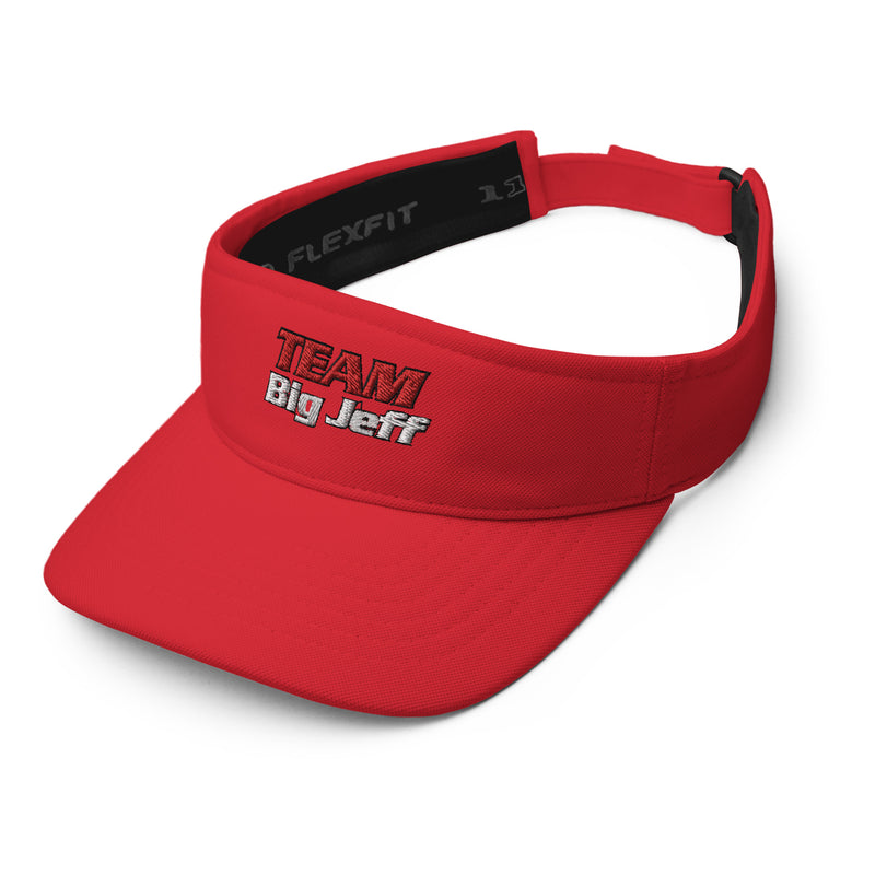 Official Team Big Jeff Audio Visor Hat With Team Big Jeff Embroidered Logo