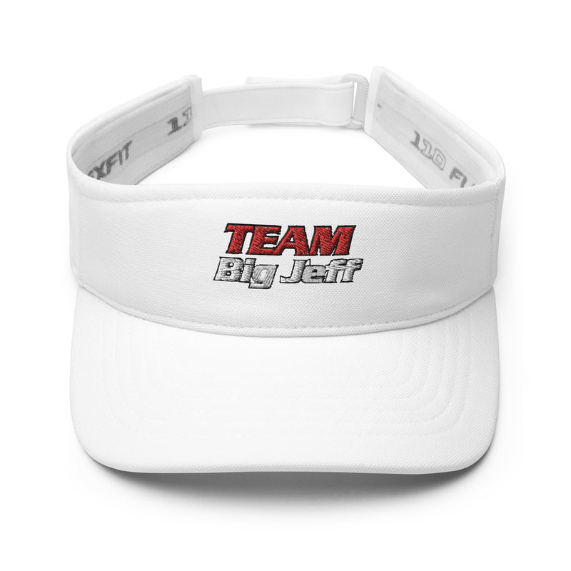 Official Team Big Jeff Audio Visor Hat With Team Big Jeff Embroidered Logo