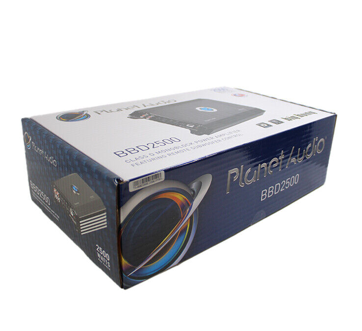 Planet Audio Big Bang Class D Monoblock Amplifier 2500W 1-Ohm BBD2500