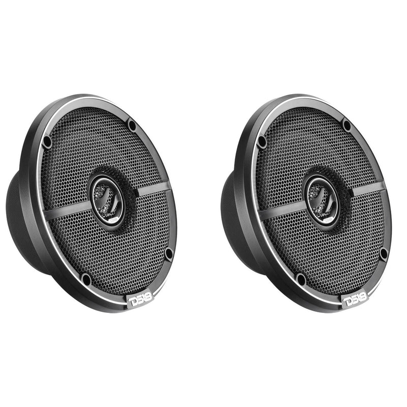 Pair of DS18 ZXI ELITE 6.5" 80W RMS 4-Ohm 2-Way Coaxial Speakers