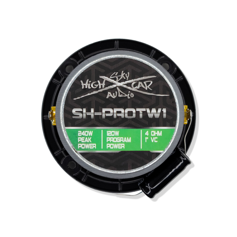 Sky High Car Audio 1 Inch 240W 4 Ohm Pro Mini Bullet Tweeter Pair SHCA-SH-PROTW1