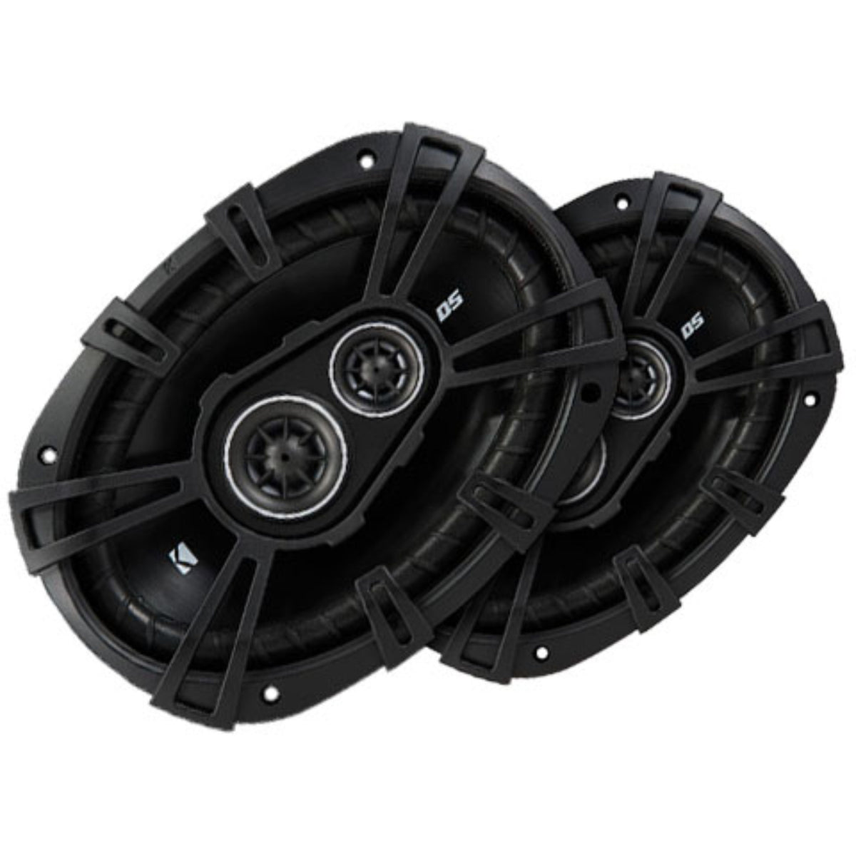 BLAUPUNKT 6.5-Inch 360W 4-Way Car Speakers - Set Of 2 Coaxial Audio Speakers BLACK GTX650