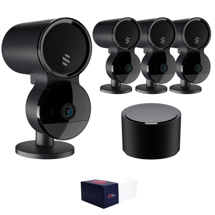 Deep Sentinel Smart Live Protection Security Surveillance Package w/ 4 Cameras