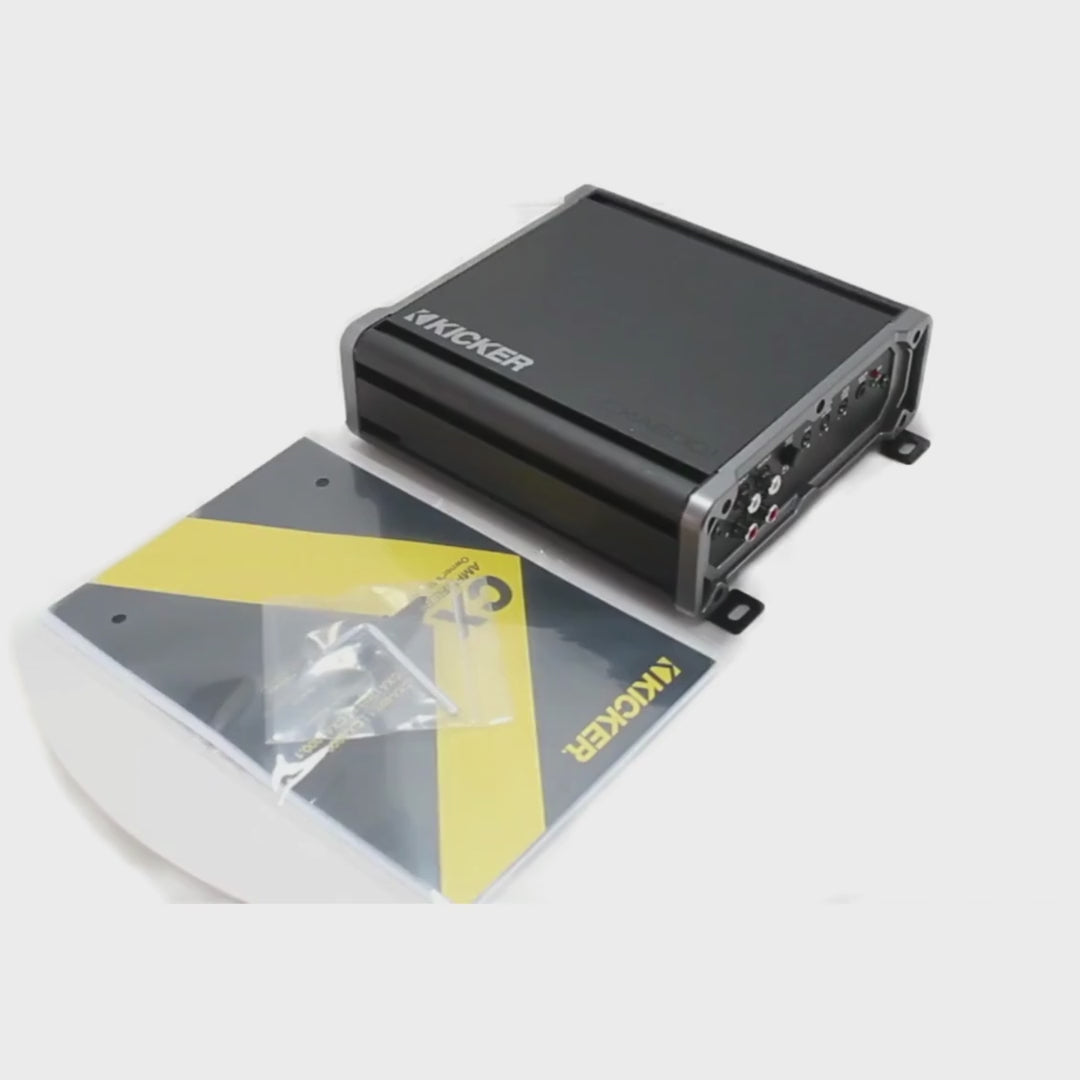 Kicker CX Series Monoblock Bass Amplifier Class D 800W RMS 1 Ohm 46CXA8001T