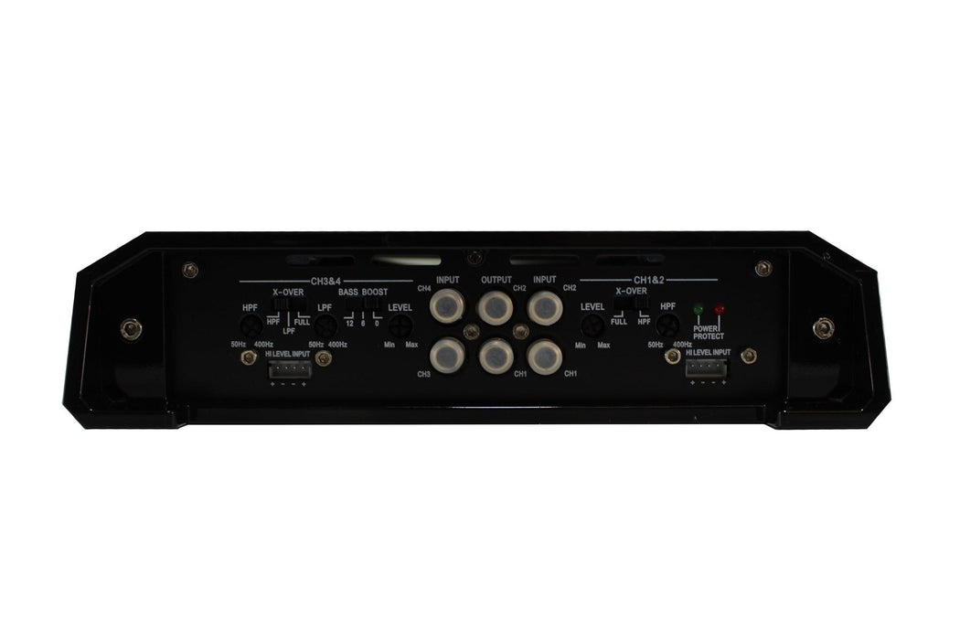 SoundStream 1500W 4 Channel Class A/B Linkable Amplifier w/ LED Accents T4.1500L