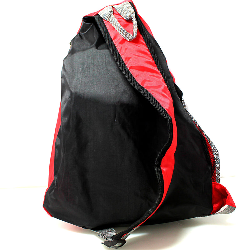 Official Big Jeff Audio Chico Chest Sling Crossbody Bag Red and Black with Logo